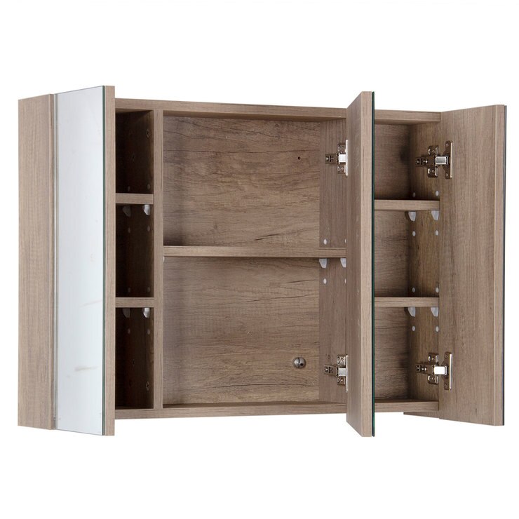 15WEST, mueble de baño empotrable 30" con gabinete medicinal color