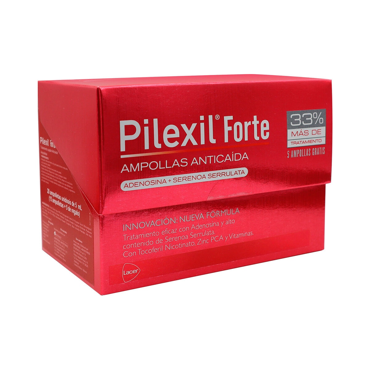 Pilexil Forte Ampollas Anticaída +5 Gratis