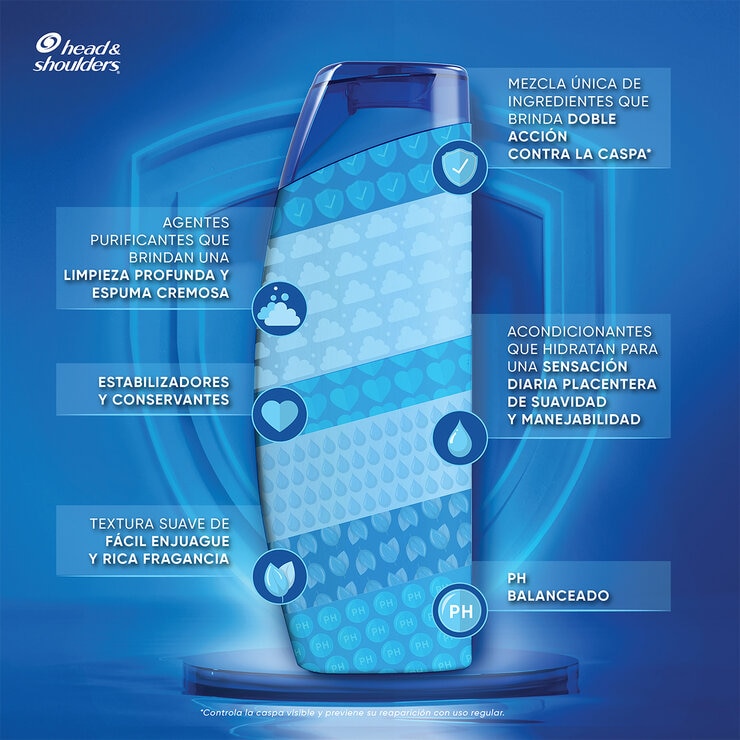 Head & Shoulders Shampoo Control de Caspa de 1.19 l