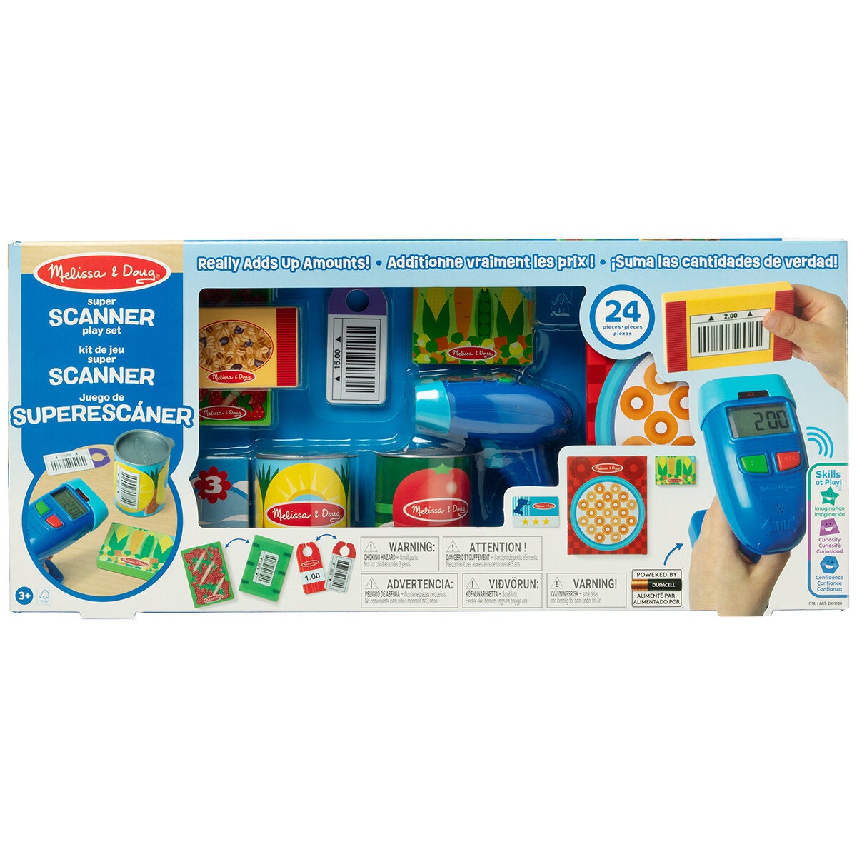 Melissa & Doug, Superescáner Juego de 24 Pzas