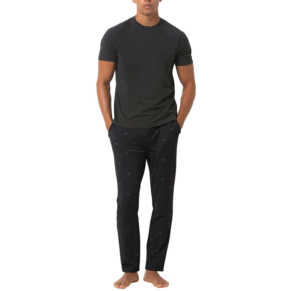 Buffalo David Bitton Pijama para Caballero Gris Grande Buffalo David Bitton Pijama para Caballero Gris Grande