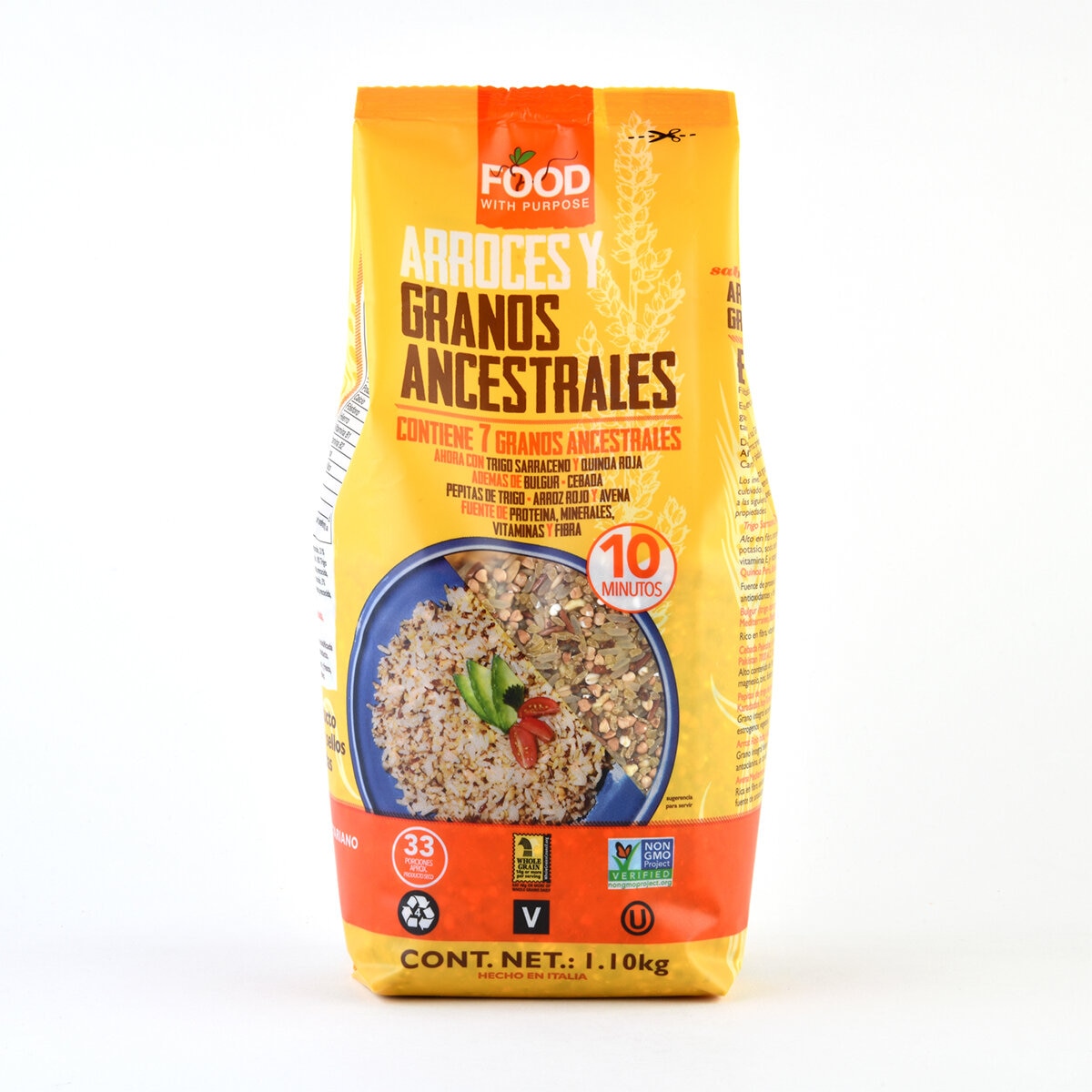 Food With Purpose Mezcla de Arroces y Granos Ancestrales 1.10 kg