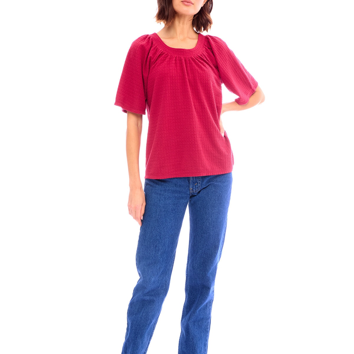 Bobeau Blusa para Dama Rojo EE Grande