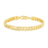 Pulsera de Eslabones, Oro 14k Pulsera de Eslabones, Oro 14k