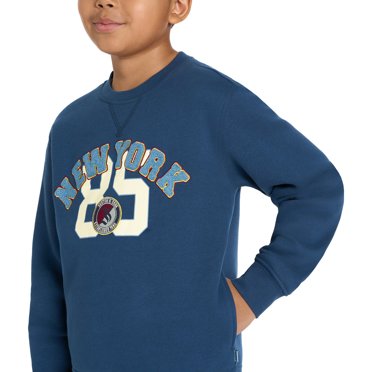 Scotch & Soda Sudadera para Niñas y Niños Azul 5 / 6 Años