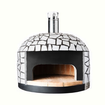 Forno Napoli, Horno de Leña Modelo Barano, Color Blanco
