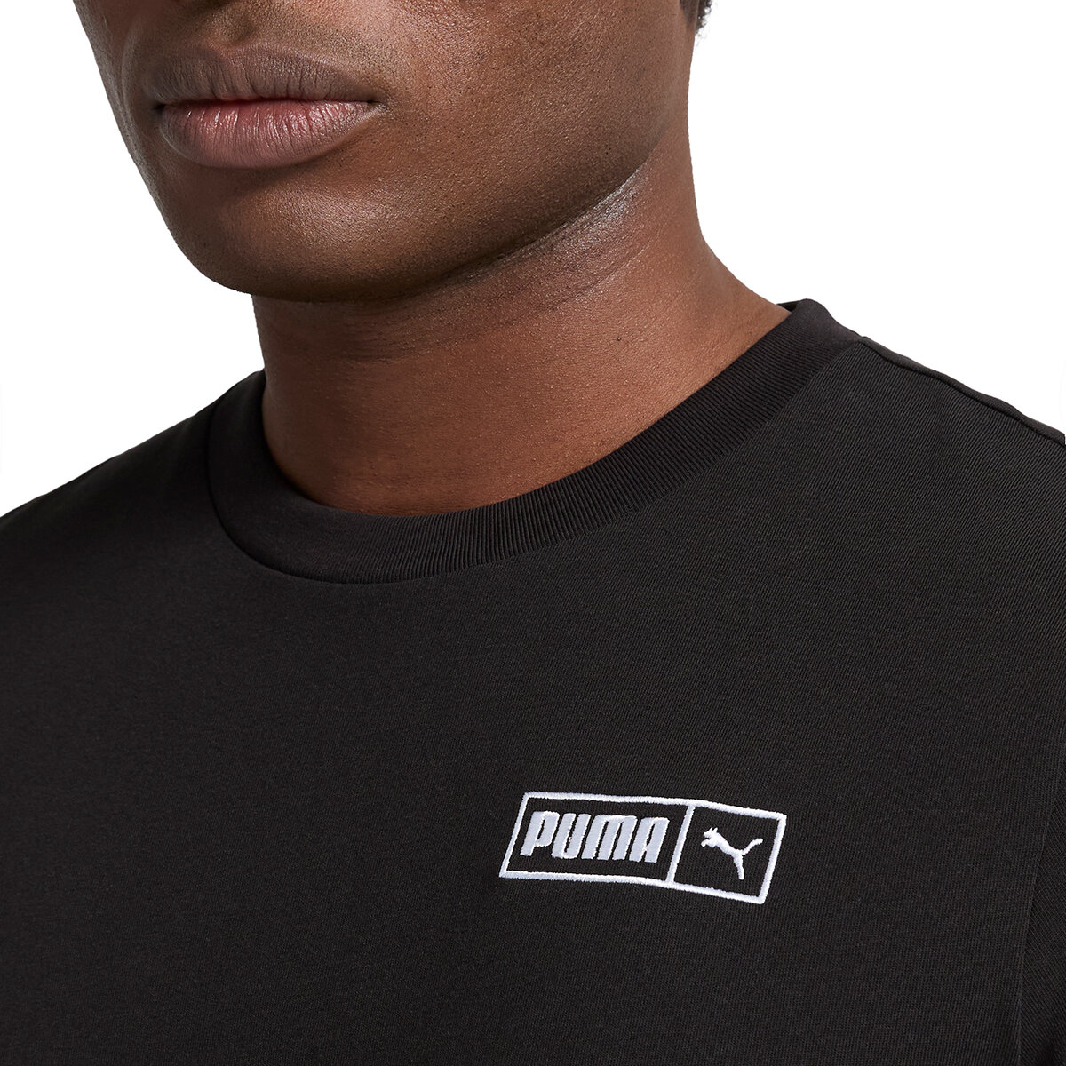 Puma Playera para Caballero Negro Grande