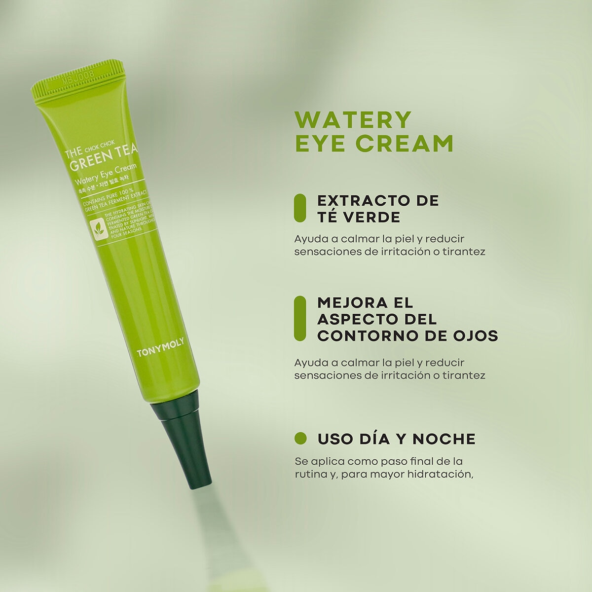 Tony Moly Green Tea Crema Facial y Contorno de Ojos