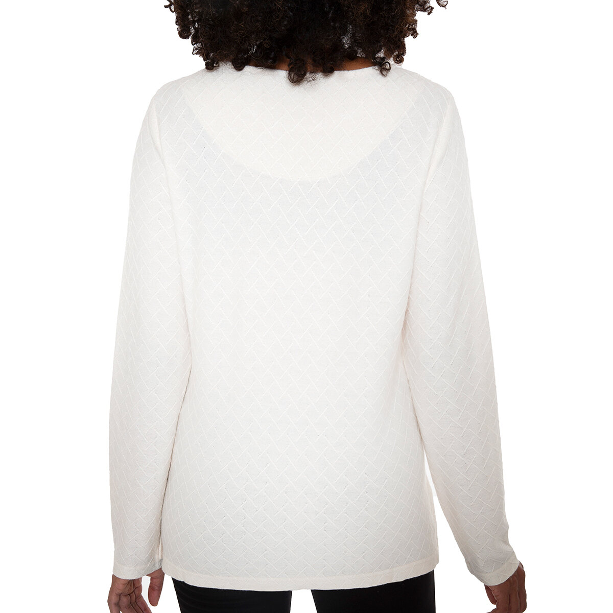 Mario Serrani Italy Blusa estilo túnica para Dama Blanco Extra Grande