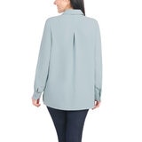 Hilary Radley Blusa para Dama Azul Chica