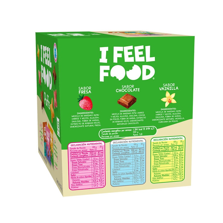 I Feel Food Puffs Botanas de Arroz y Mijo 15/25 g