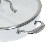 Westinghouse, Arrocera 28 cm de Cerámica Blanca, Acero Inoxidable