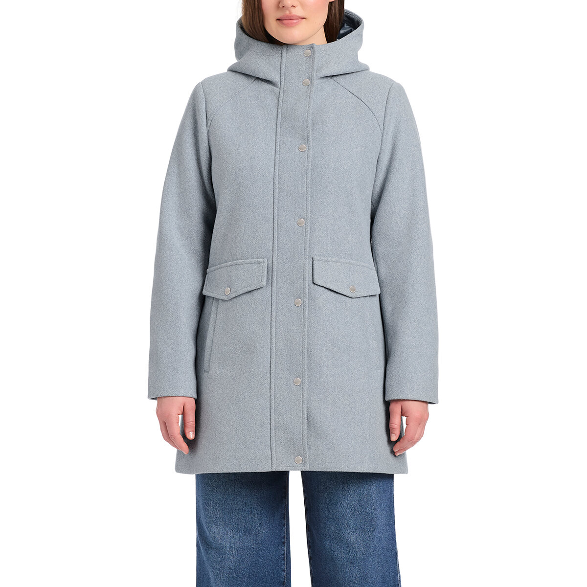 Vince Camuto Abrigo para Dama Azul Extra Chica Vince Camuto Abrigo para Dama Azul Extra Chica