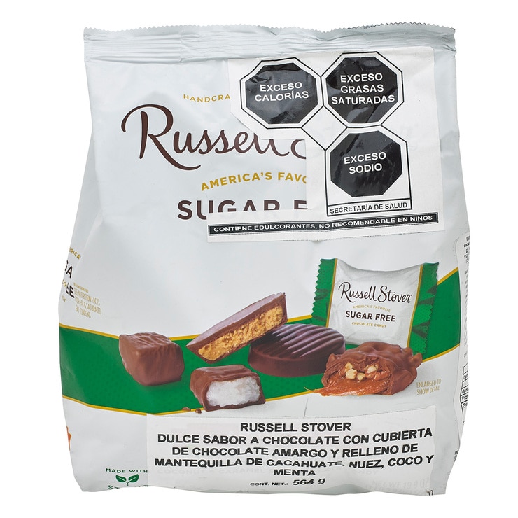 Chocolate sin Azúcar Russell Stover 564g Costco México