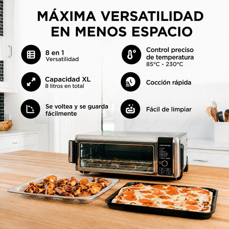 Ninja, Horno de Aire Flip-Away 8 en 1
