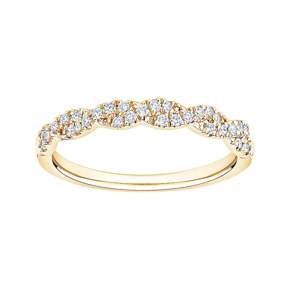 Anillo de Diamantes 0.20ctw, Oro Amarillo 14K