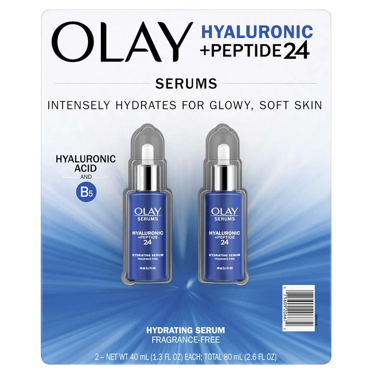 Olay Hyaluronic + Peptide 24 Suero Facial Hidratante