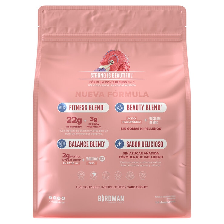 Birdman Fitmingo Proteína Vegetal Sabor Blueberry 1.496 kg Birdman Fitmingo Proteína Vegetal Sabor Blueberry 1.496 kg