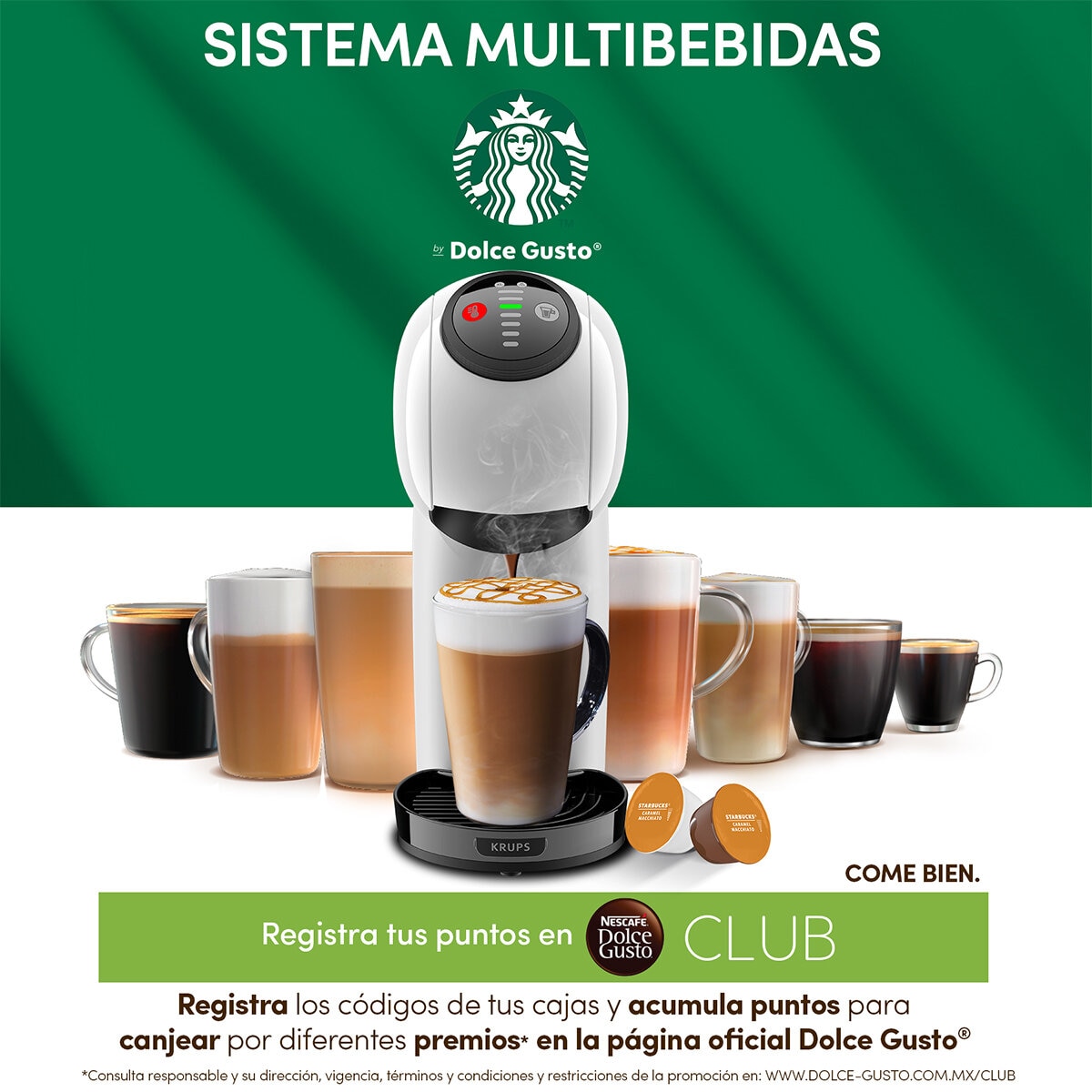 Nescafé Dolce Gusto Starbucks, 48 Cápsulas Variety Pack Nescafé Dolce Gusto Starbucks, 48 Cápsulas Variety Pack
