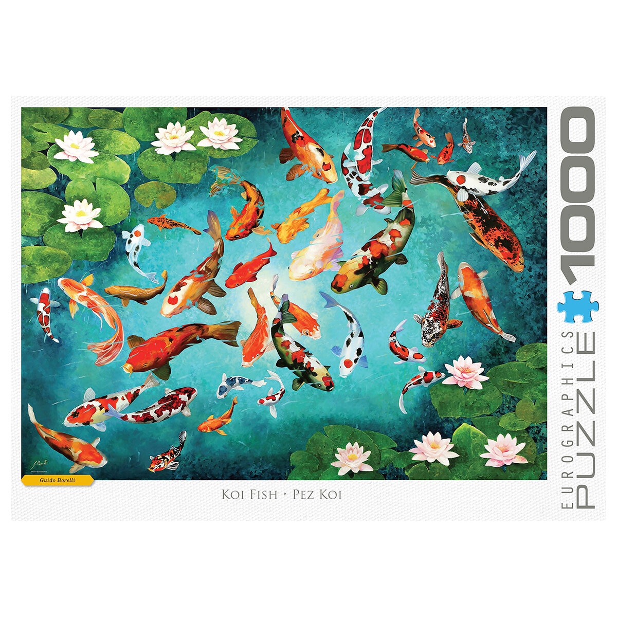 Eurographics Rompecabezas de 1000 pzas, Pez Koi Eurographics Rompecabezas de 1000 pzas, Pez Koi