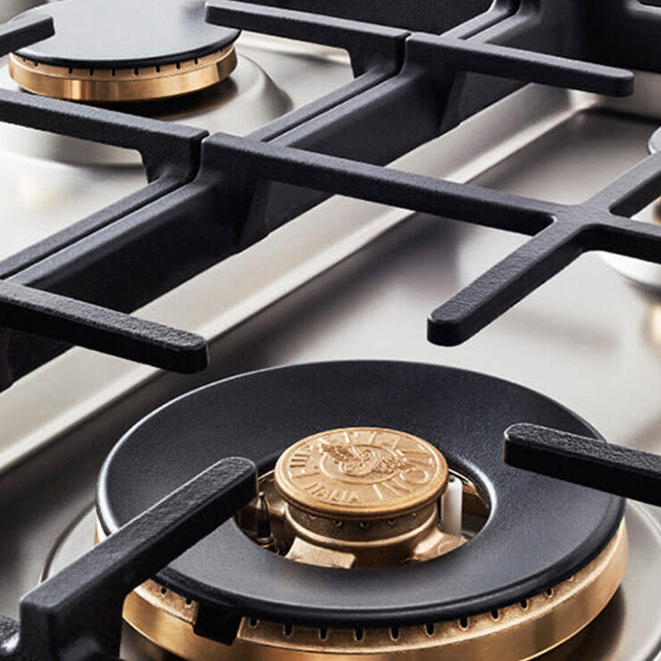 Bertazzoni Parrilla de Gas 6 Quemadores de 90cm