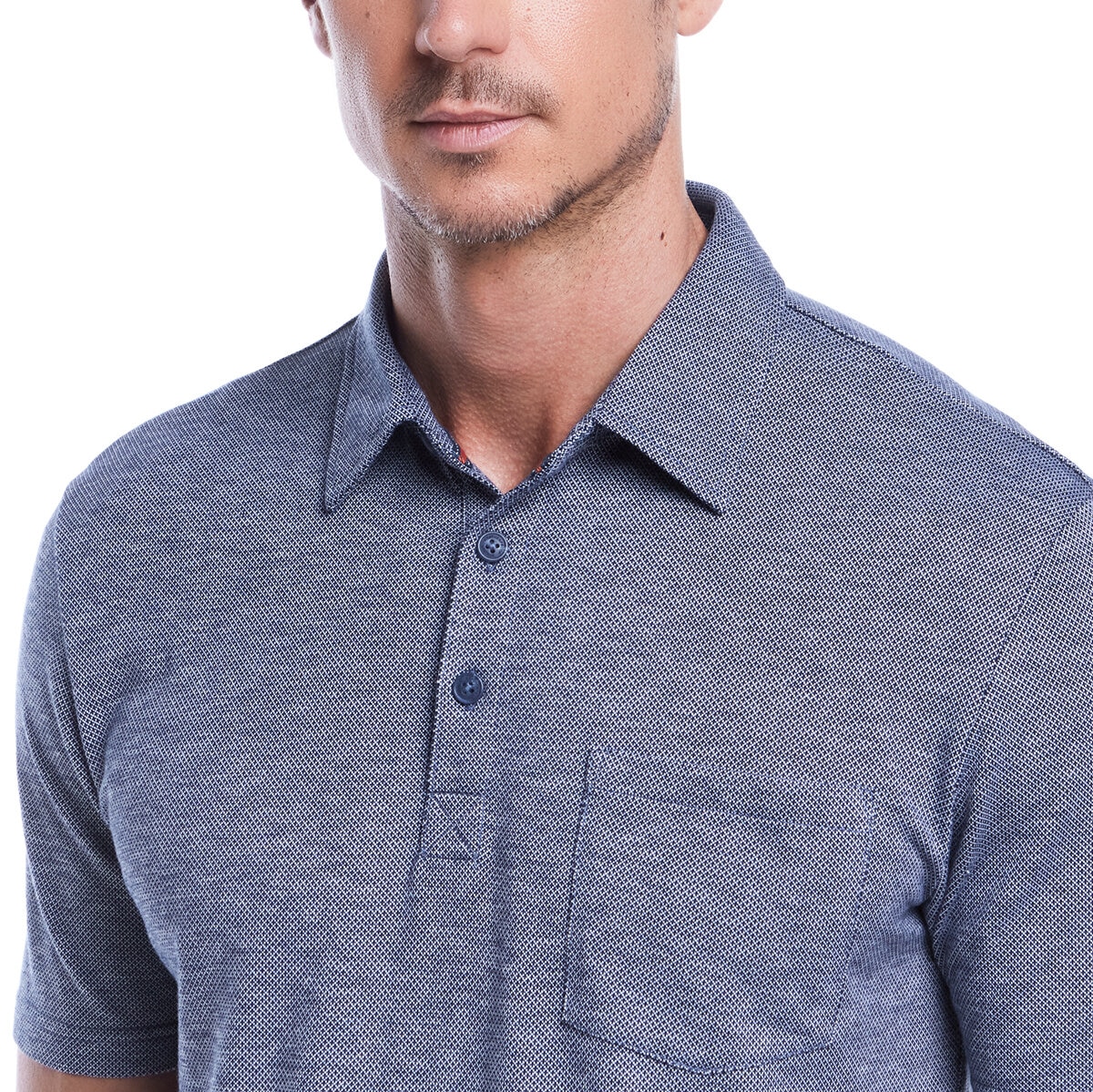 Weatherproof Vintage Polo para Caballero Azul Mediana