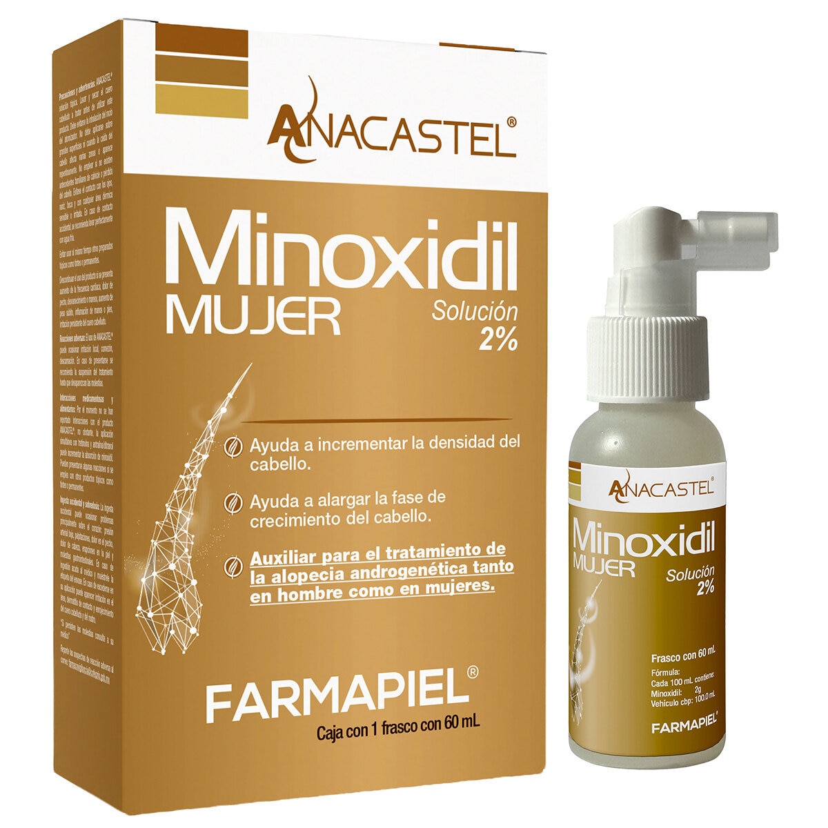 Anacastel Minoxidil 2% 60 ml