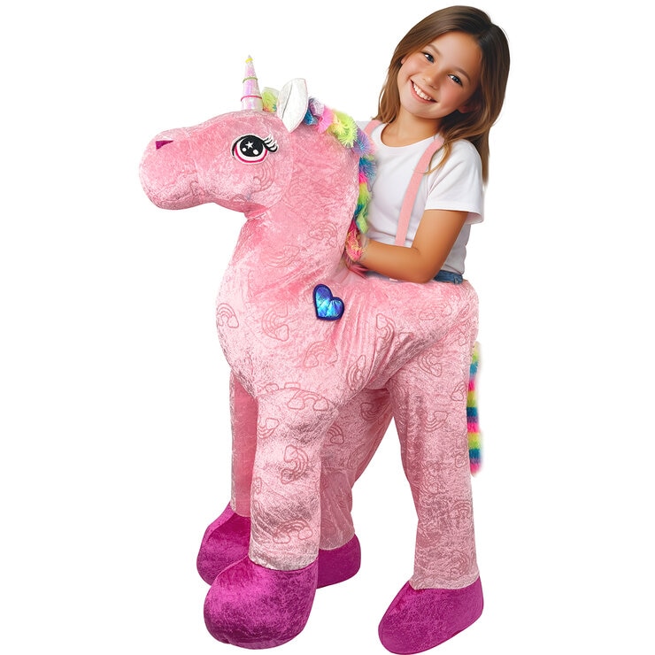 Disfraz Montable o Ride on, Unicornio 4 años