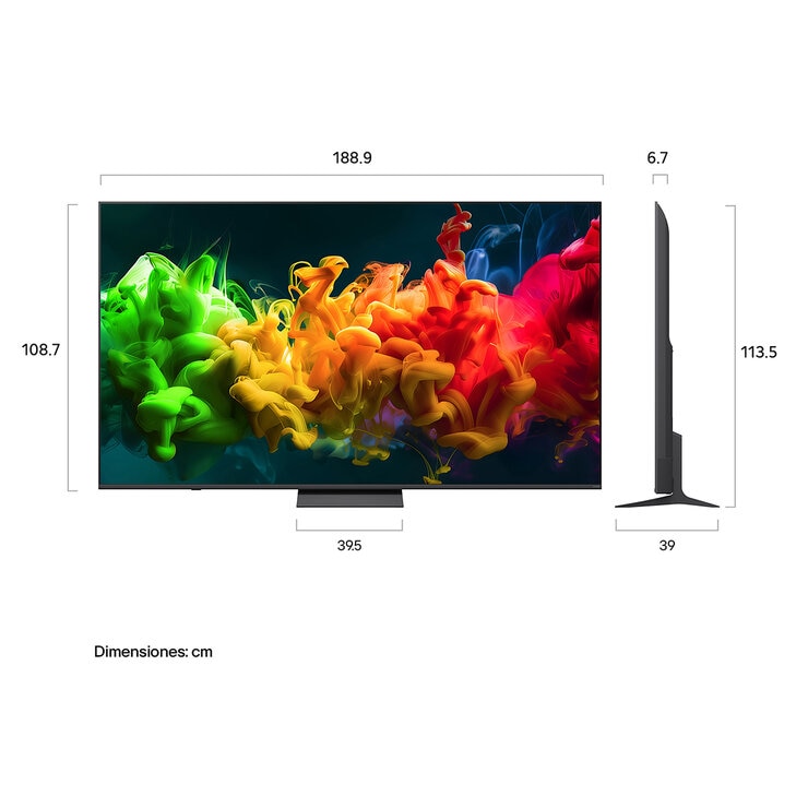 LG Pantalla 85" QNED Miniled 4K Smart TV LG Pantalla 85" QNED Miniled 4K Smart TV