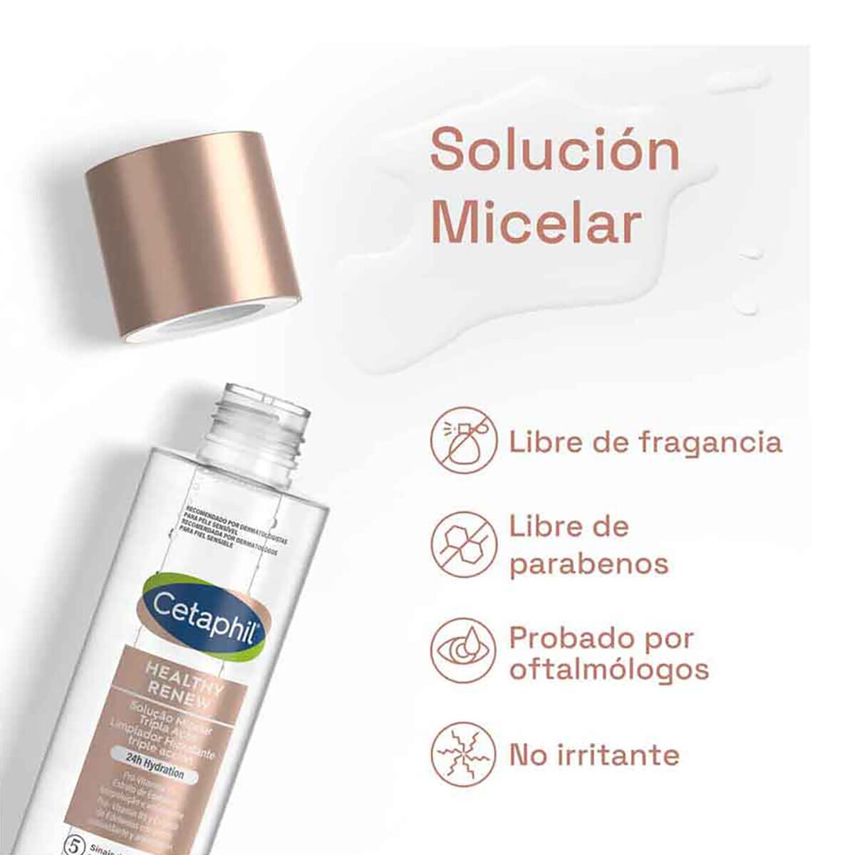 Cetaphil Healthy Renew Limpiador Hidratante Triple Acción 160 ml