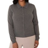 Mario Serrani Italy Suéter para Dama Gris Grande Mario Serrani Italy Suéter para Dama Gris Grande