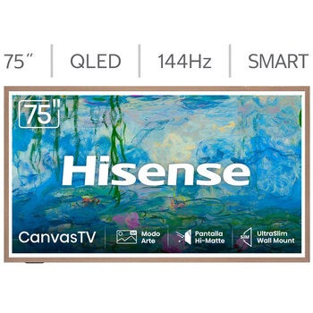 Hisense Pantalla 75" Hi-QLED 4K Canvas Google TV Hisense Pantalla 75" Hi-QLED 4K Canvas Google TV