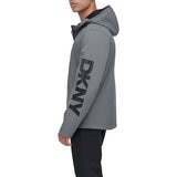 DKNY Chamarra para Caballero Gris Chica