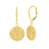 Aretes, Oro Amarillo de 14K Aretes, Oro Amarillo de 14K