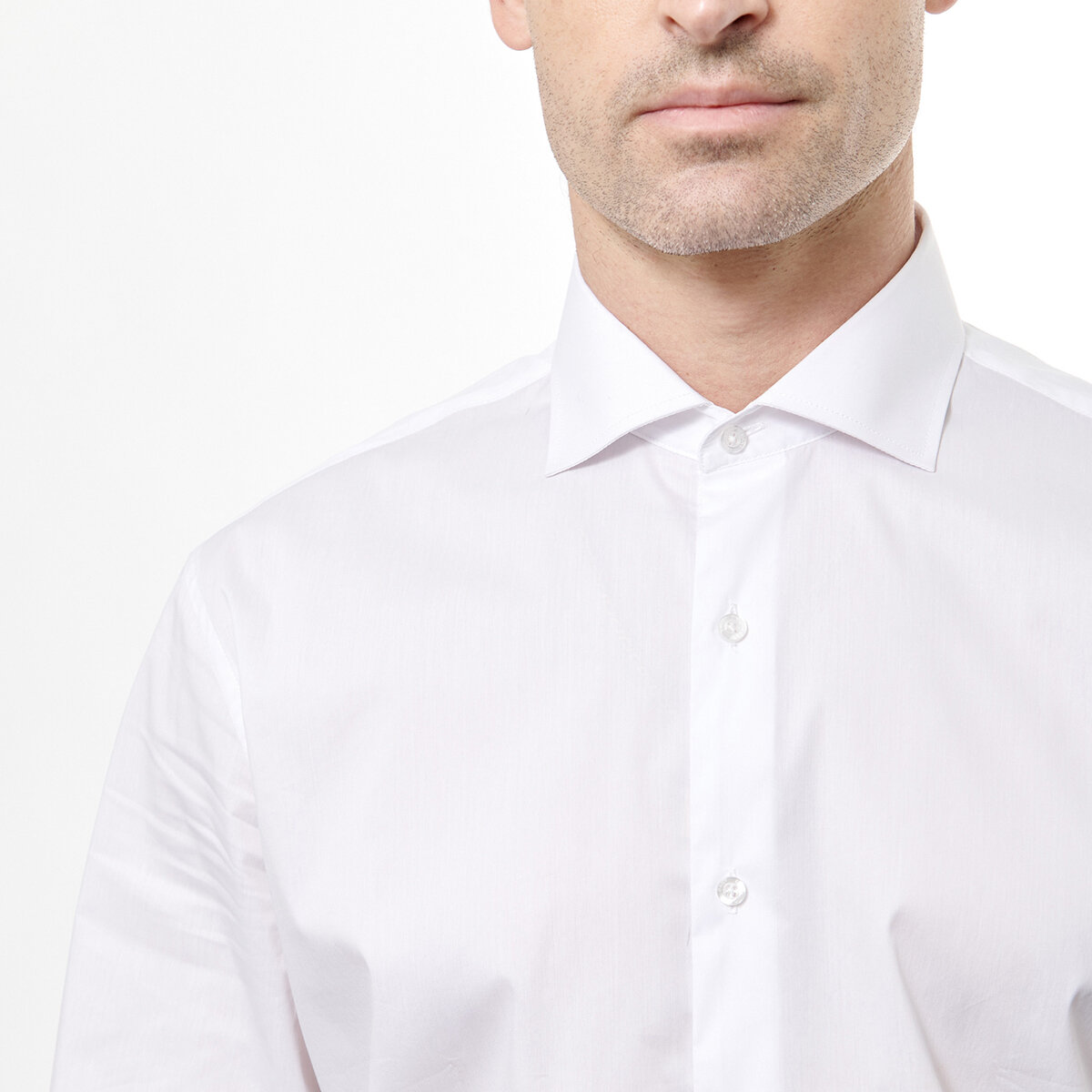 DKNY Camisa para Caballero Blanco Cuello 16.5 Manga 32/33
