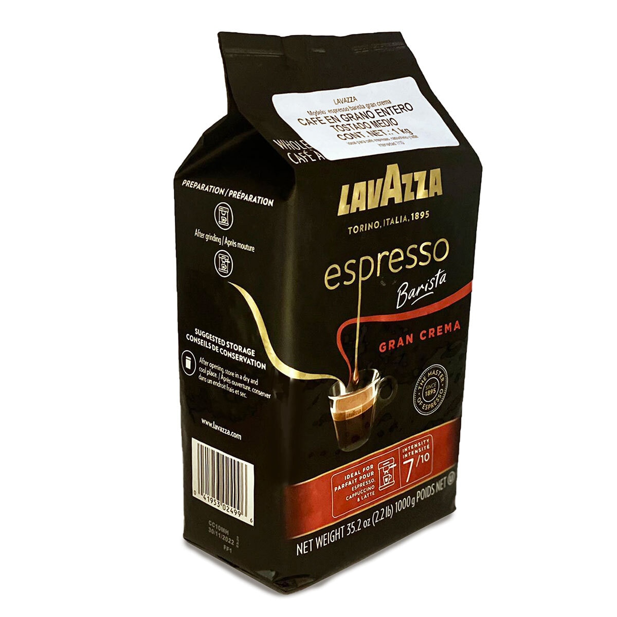 Lavazza Café Gran Crema Espresso Grano Entero 1 kg 