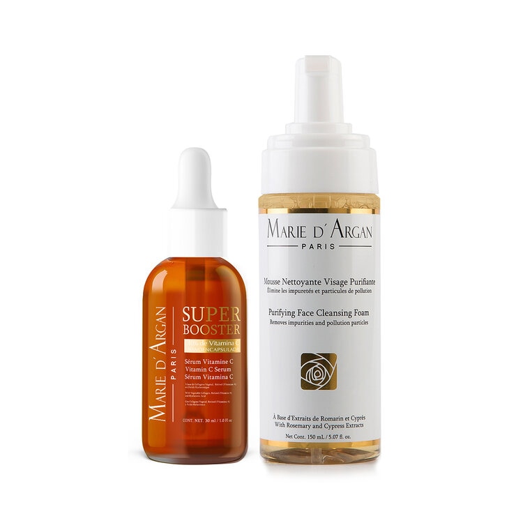 Marie D'Argan, Serum de Vitamina C + Limpiador Facial Marie D'Argan, Serum de Vitamina C + Limpiador Facial