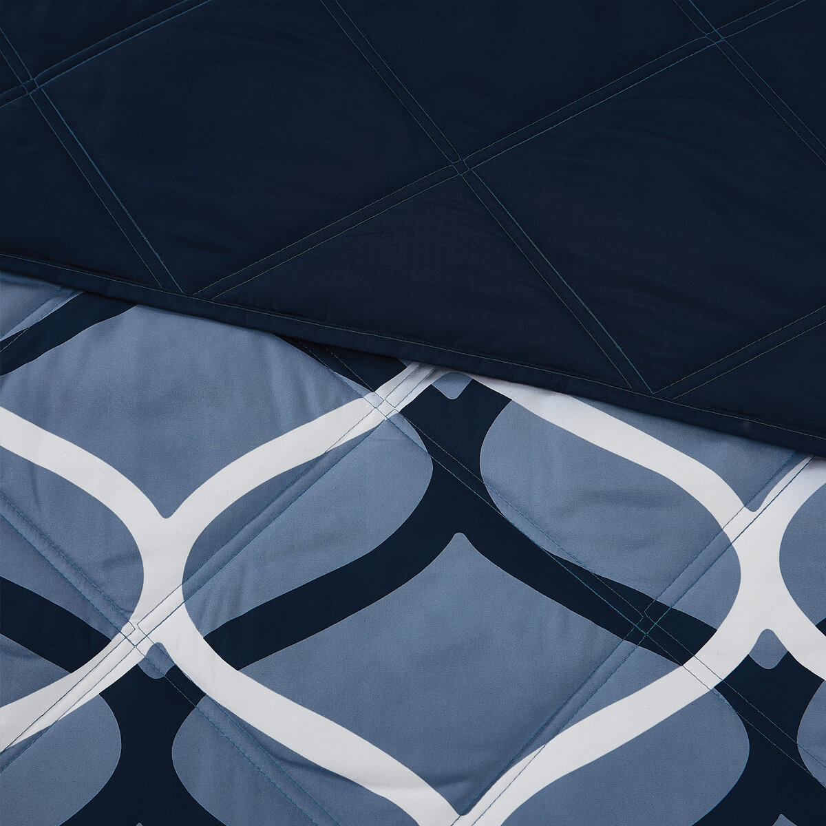 Seasons Collection Colcha con Relleno Alternativo Tamaño King OGEE BLUE