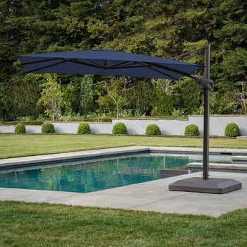 Sunvilla, Sombrilla Cuadrada con Poste Lateral de 3 m x 3 m