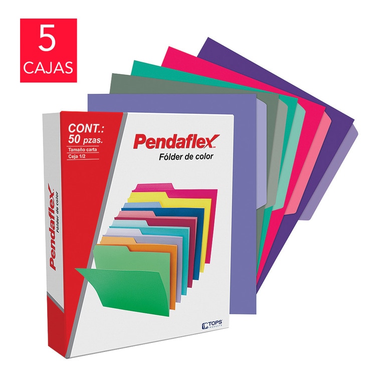 Pendaflex folders tamaño carta colores claros Costco México