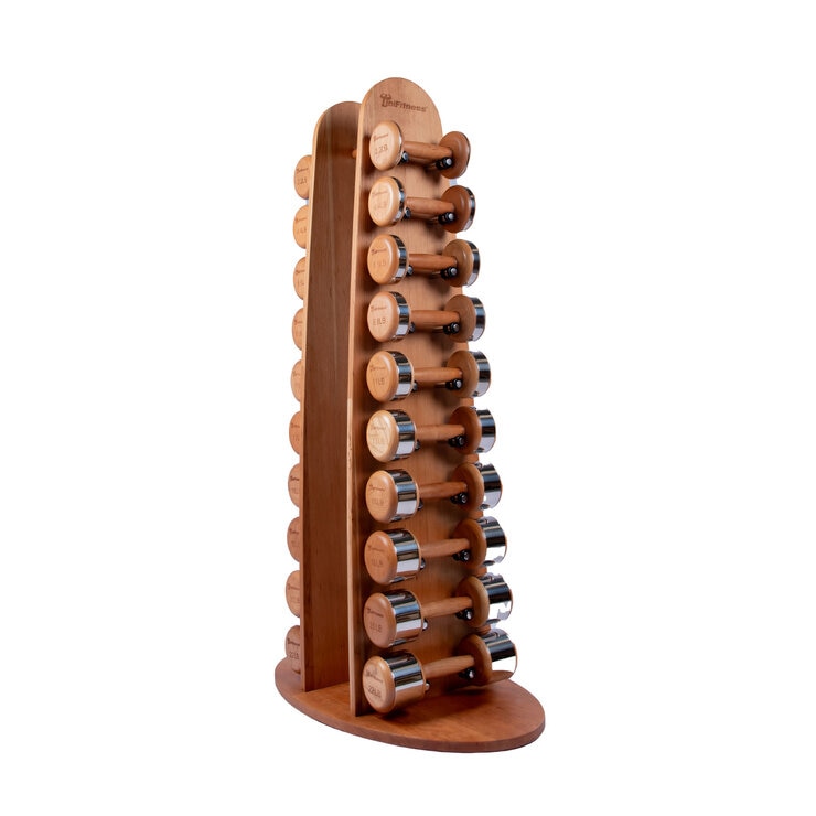 UniFitness Set de Mancuernas con Estante UniFitness Set de Mancuernas con Estante