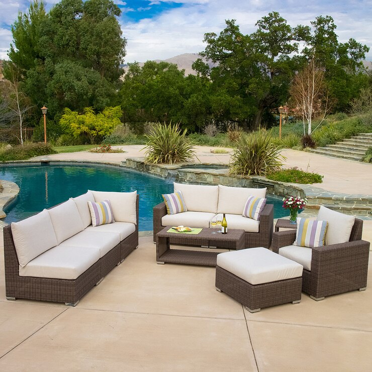 Sala de Patio Milano, 9 piezas Costco México