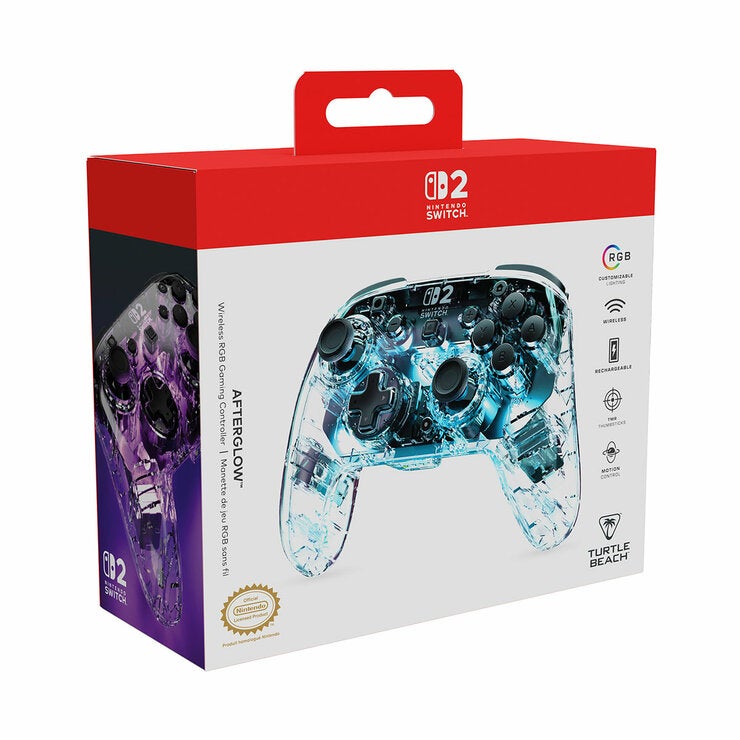 Turtle Beach Control Inalámbrico RGB para NS2 Afteglow Wave Turtle Beach Control Inalámbrico RGB para NS2 Afteglow Wave