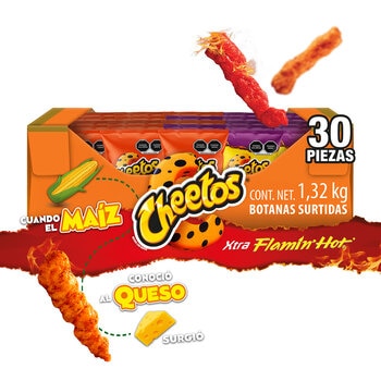 Cheetos Botana Surtida 30/20gr