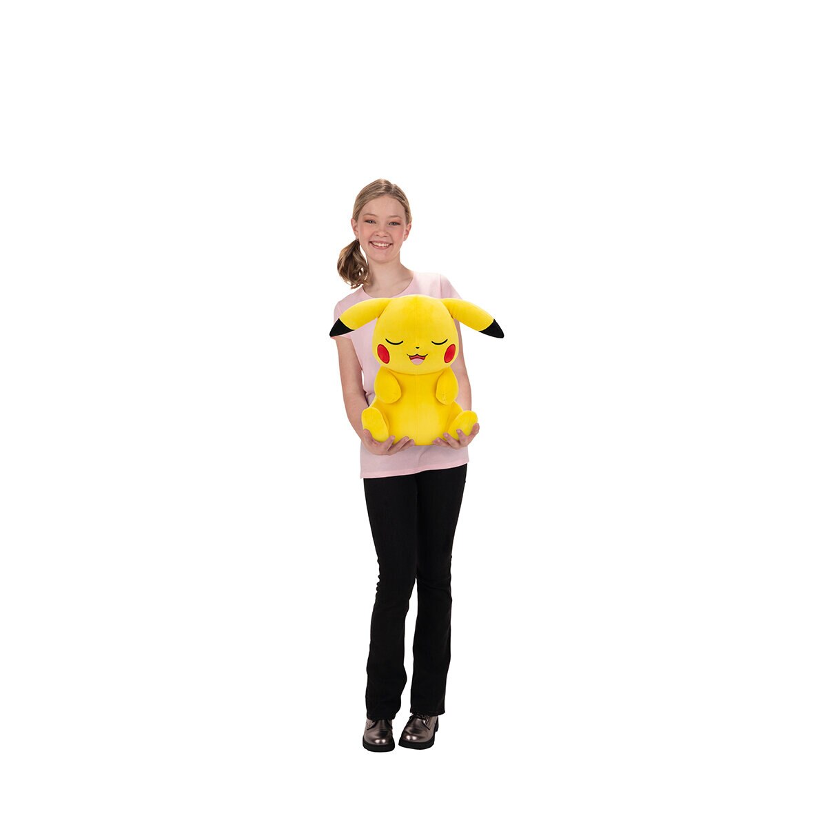 Peluche Pokémon Durmiendo 45 cm, Pikachu Sentado