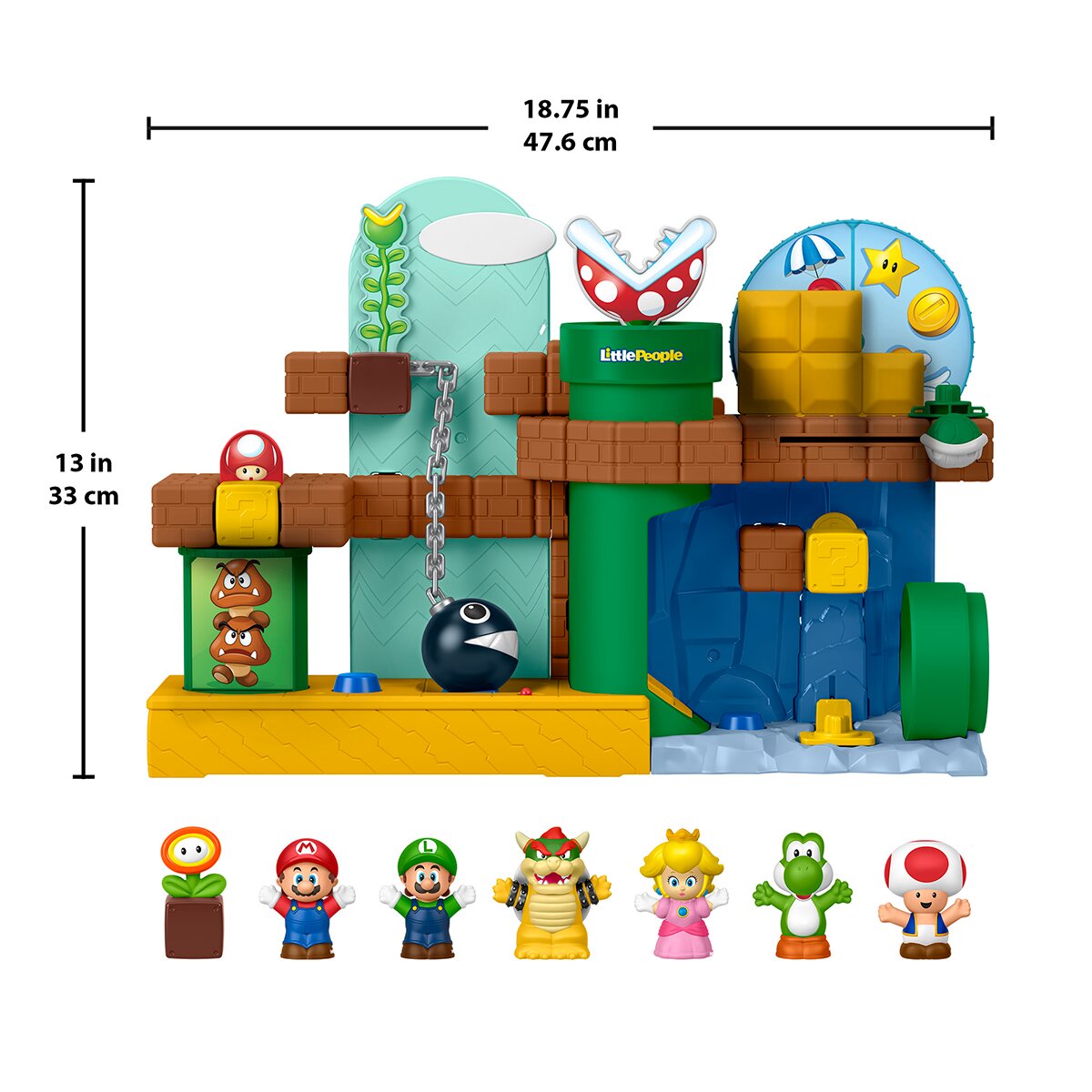 Little People, Aventuras de Mario Set de Juego Little People, Aventuras de Mario Set de Juego