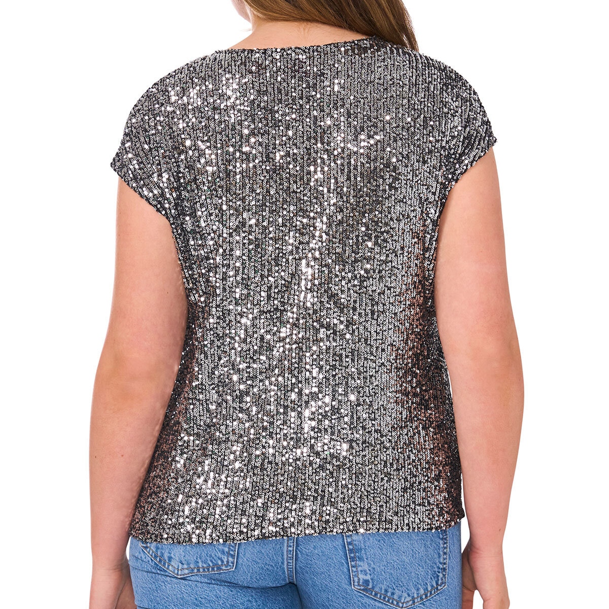 Vince Camuto Blusa para Dama Gris Grande