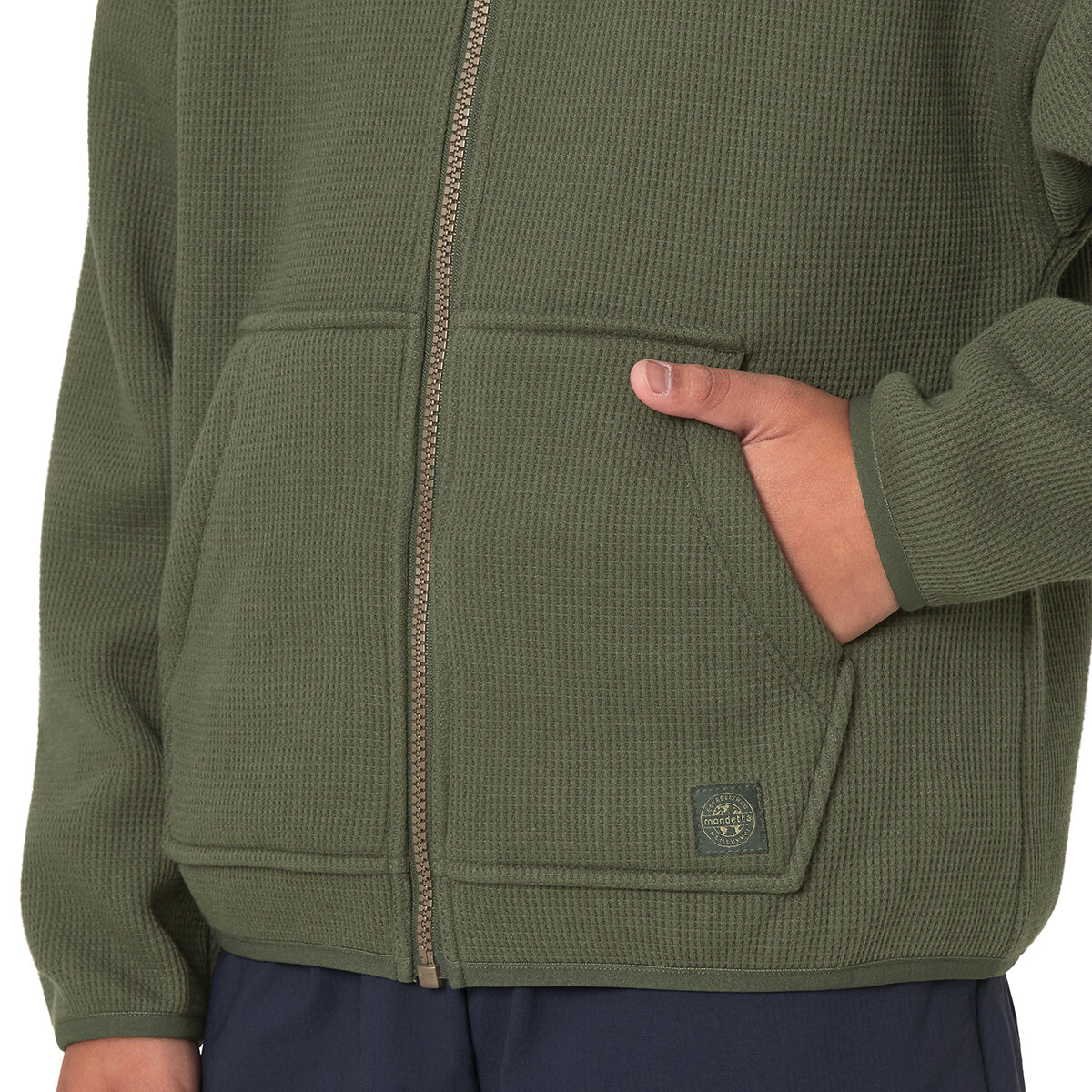 Mondetta Chamarra para Niños y Niñas Verde 10 / 12 Años