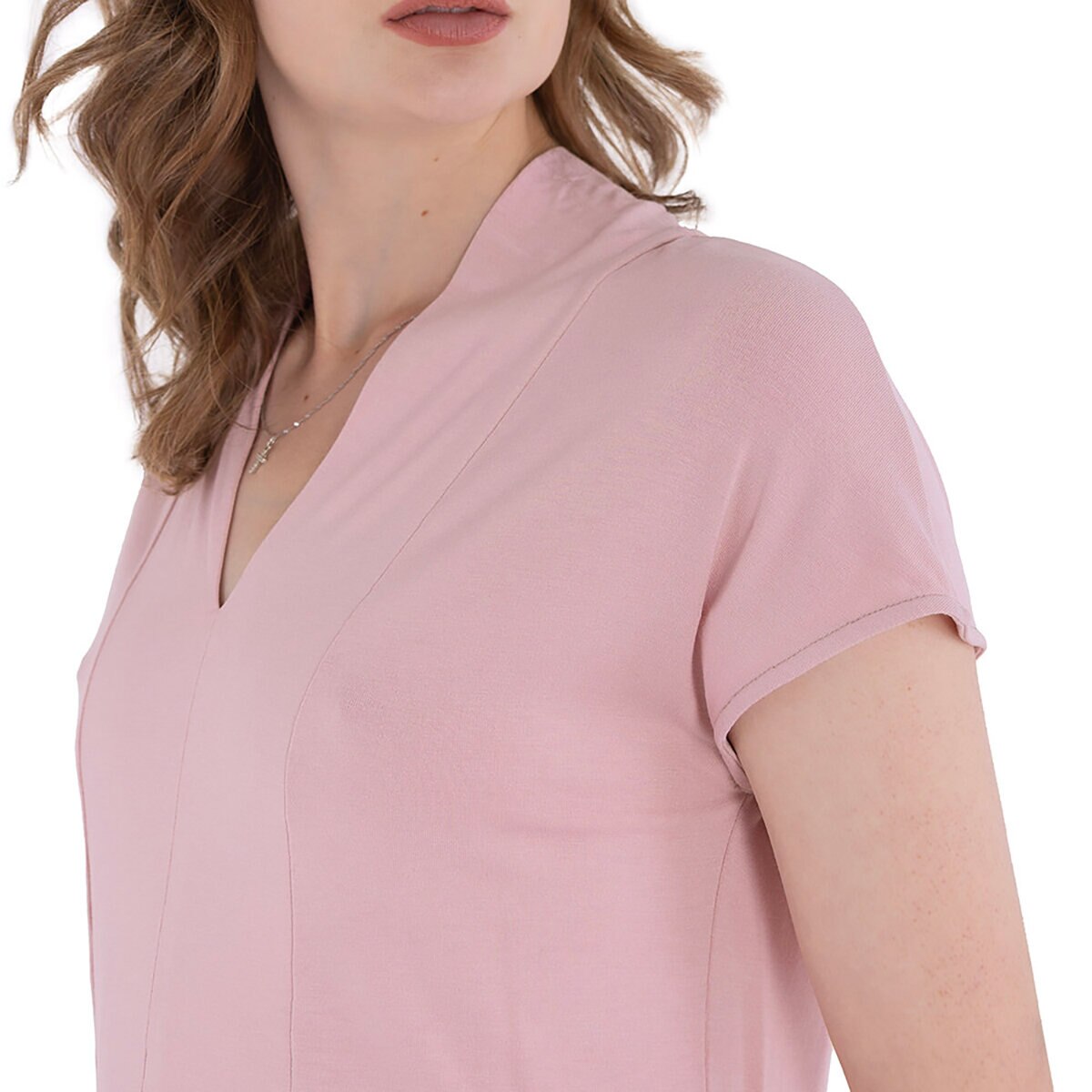 Shyla, Blusa Casual de Dama Cuello V, Varias Tallas