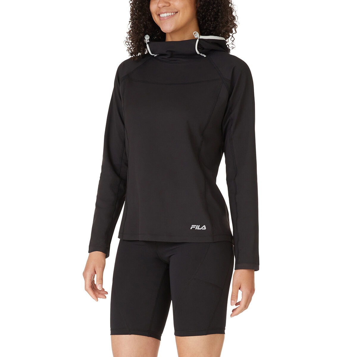 Fila Sudadera para Dama Negra Extra Chica Costco M xico